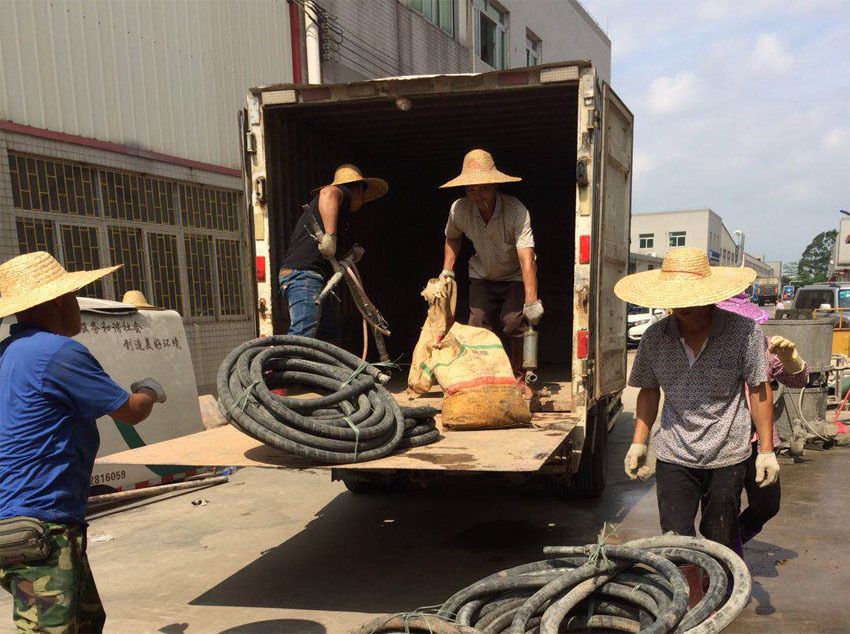 赵西垸林场一部件厂房地基出现下沉注浆加固