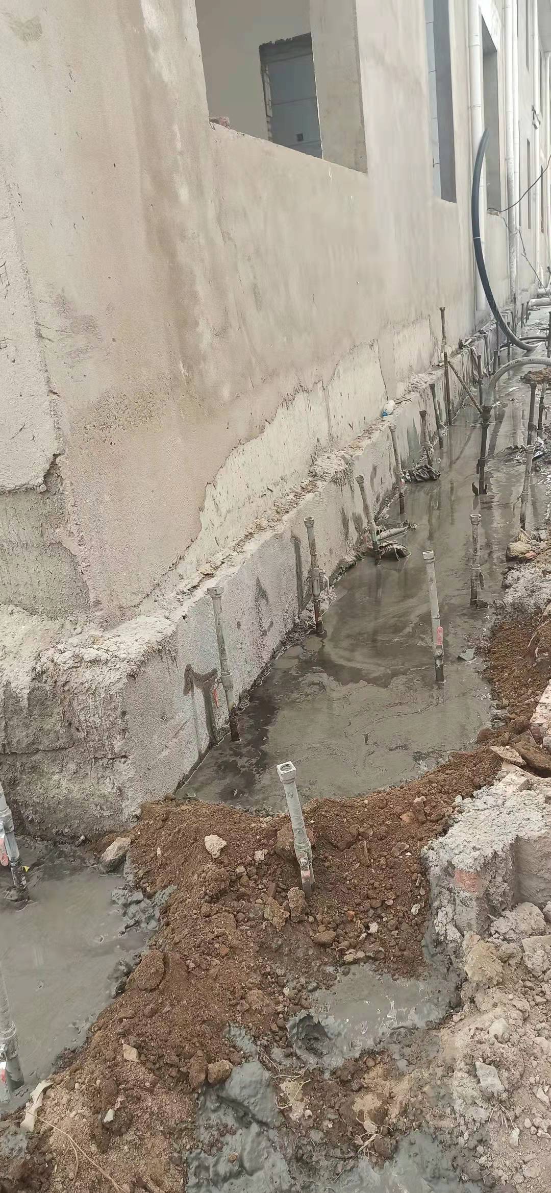 赵西垸林场地基基础的加固方法